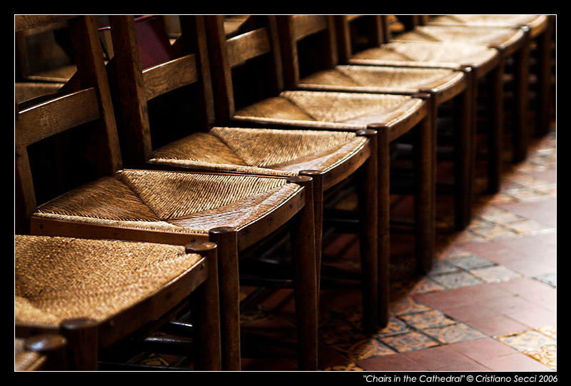 Chairs in the Cathedral