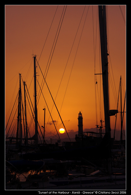 Sunset at the Harbour