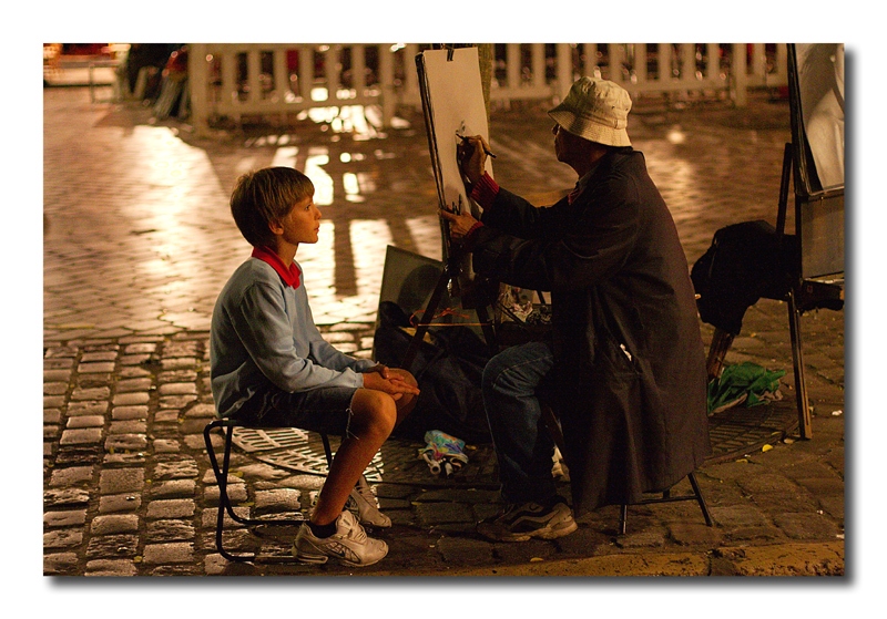 La posa e l'artista