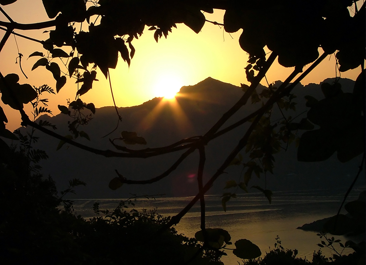 Scorcio di Tramonto a Girolata