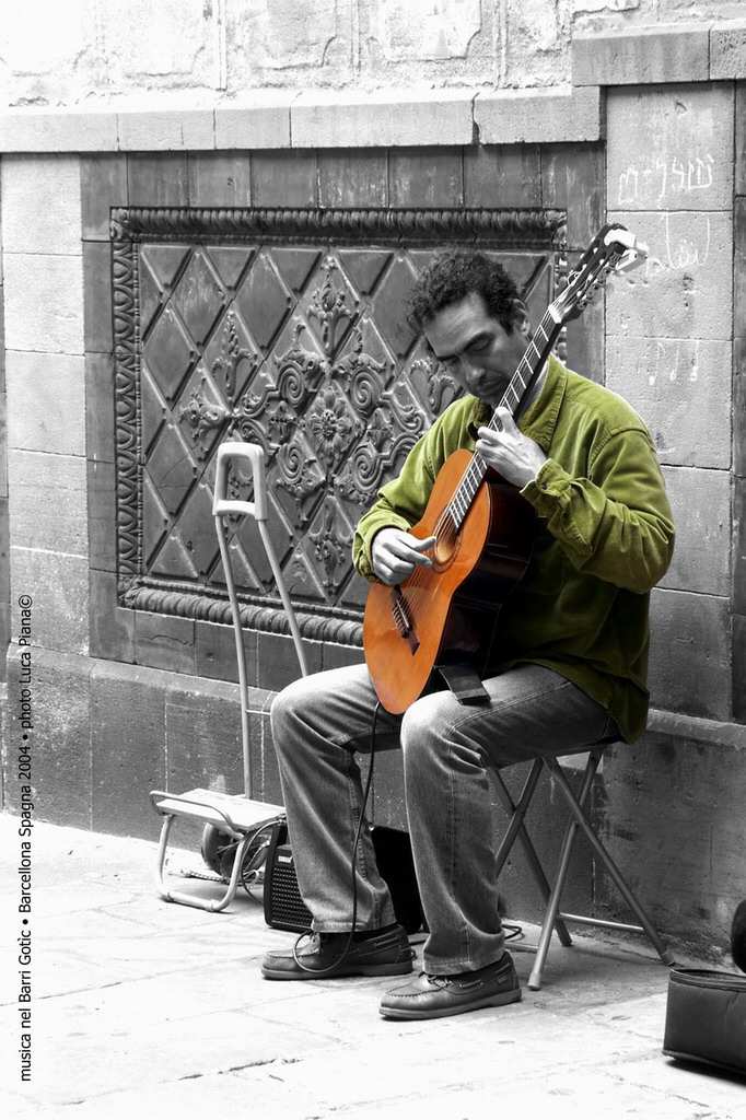 Chitarrista nel Barri Gotic