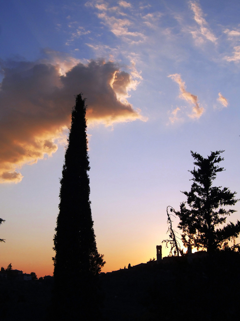 Corciano al tramonto