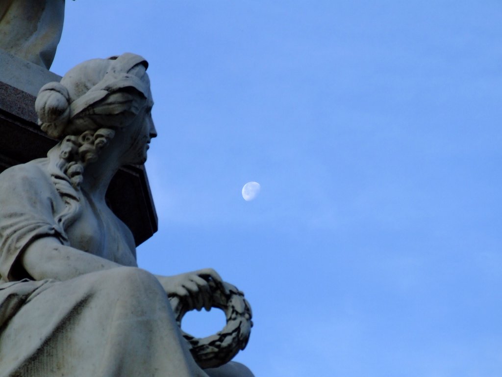 guardando la luna