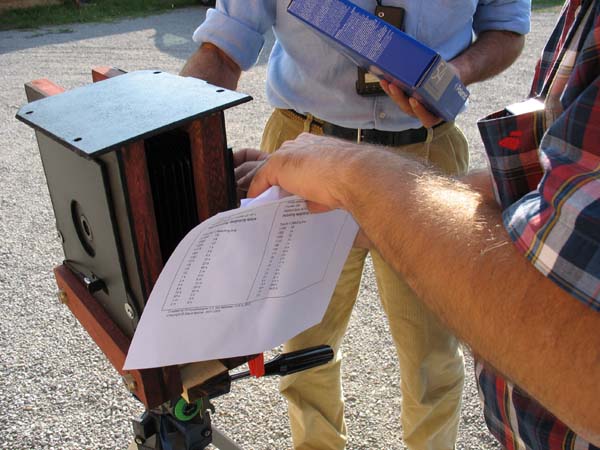 le tabelline per i tempi di posa ...