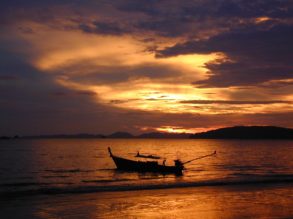 Tramonto ad Ao Nang - Thailandia