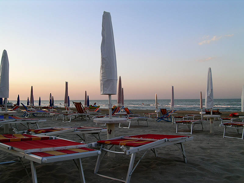 Senigallia, ombrelloni