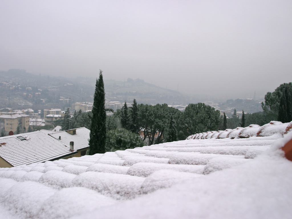 Neve a Firenze Certosa