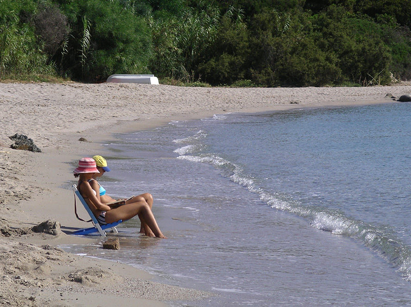 Ragazze in spiaggia