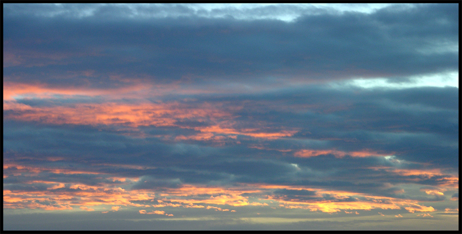 Cielo al tramonto