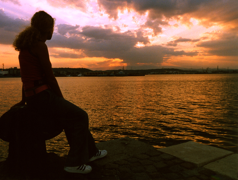 Gurdando il tramonto