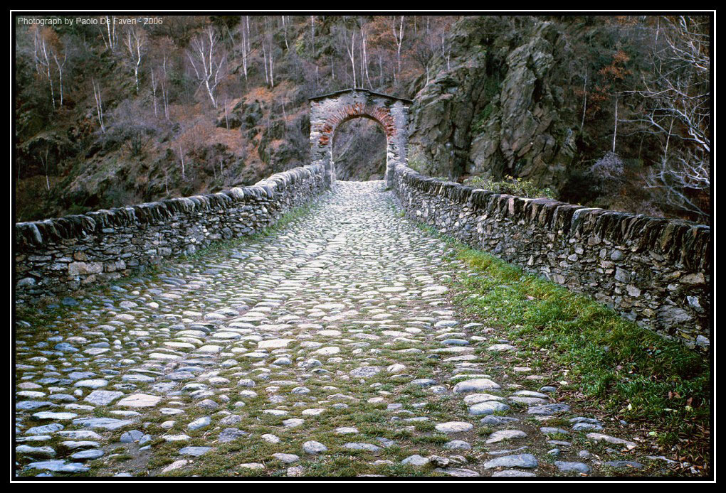Il Ponte del diavolo. Lanzo, Torino.