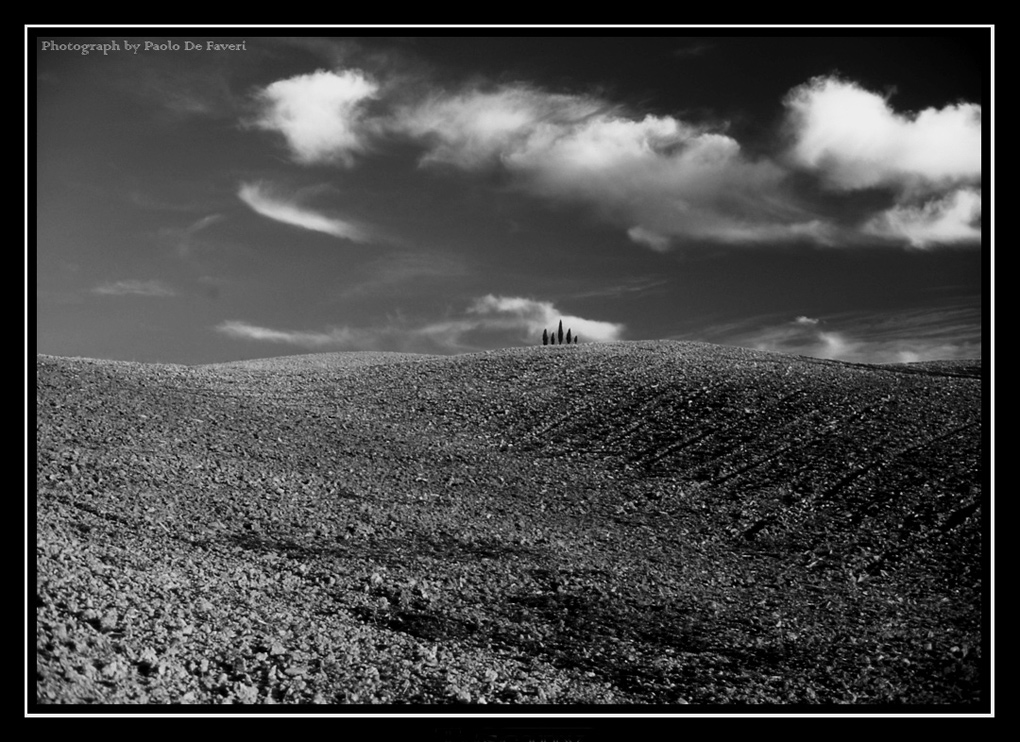 San Quirico d'Orcia, Toscana - versione BN