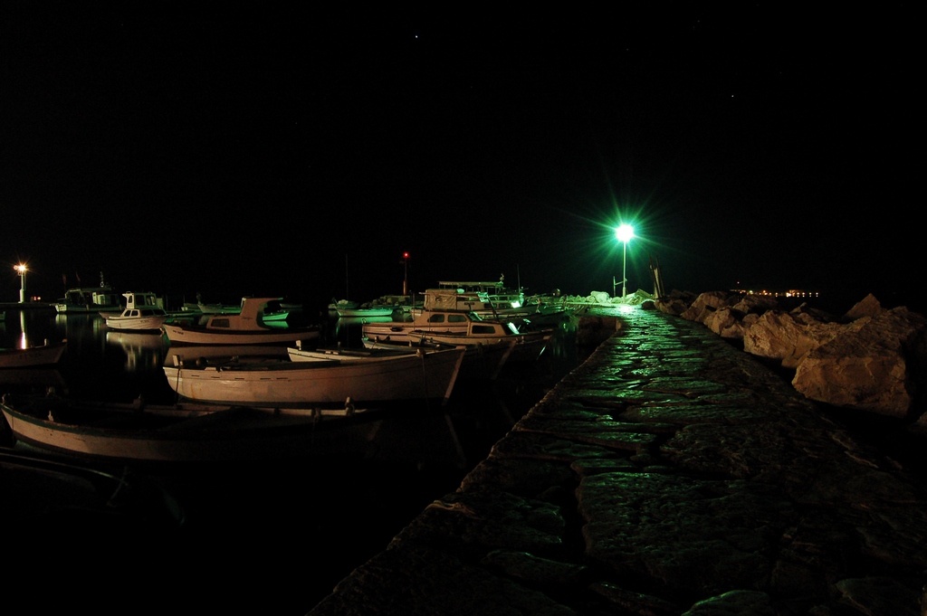 Fazana di notte
