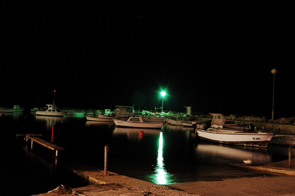 Fazana di notte