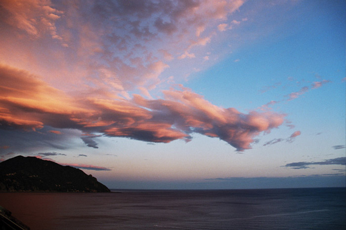 tramonto ligure