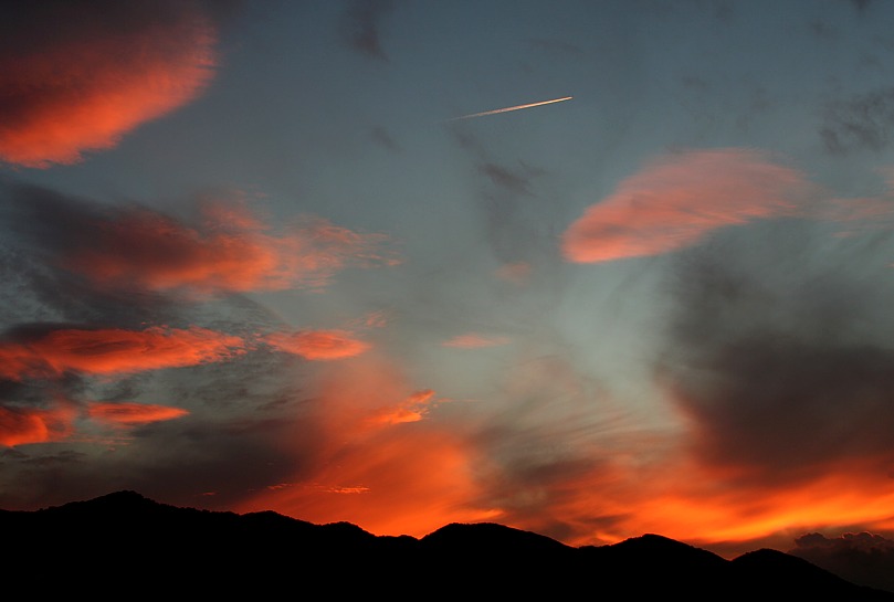 tramonto rosso