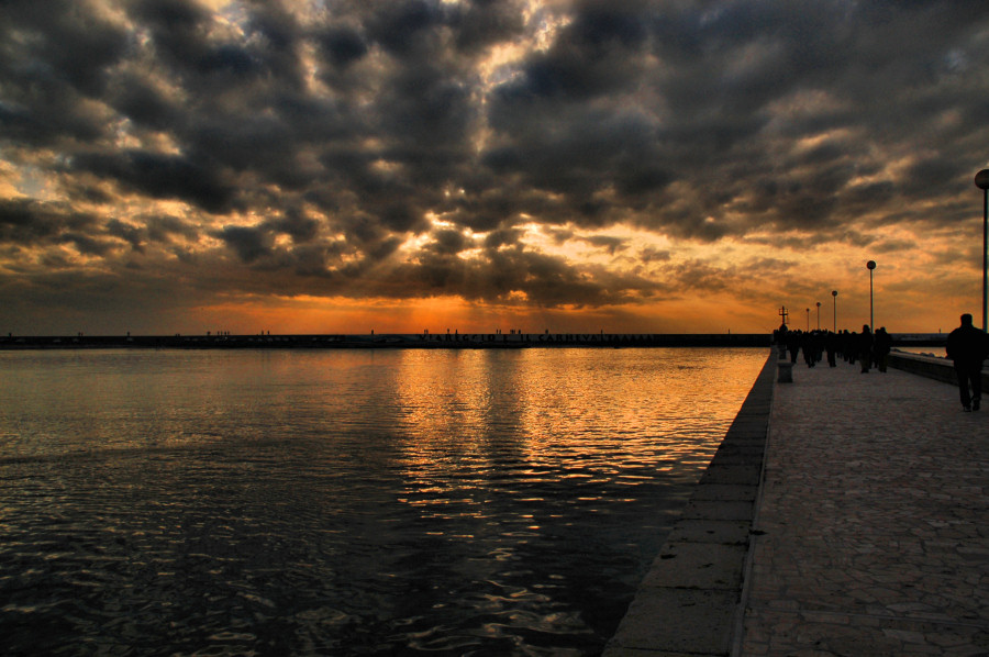 Tramonto al mare 1