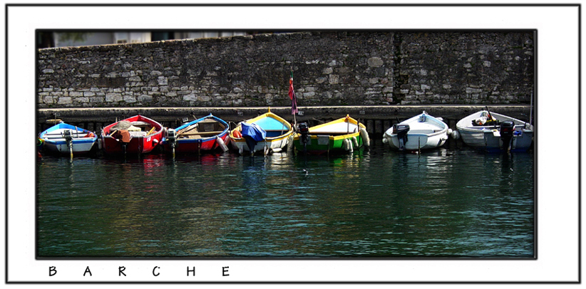barche sul garda