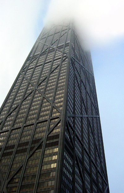Chicago, Water Tower in the Clouds