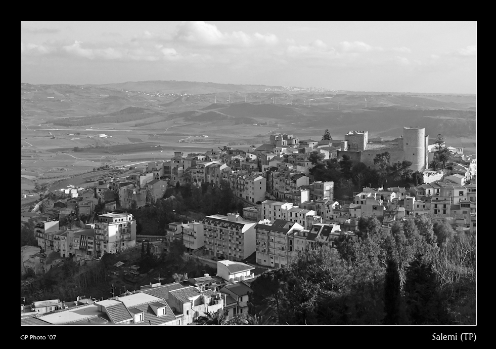 Panorama Salemi B&W