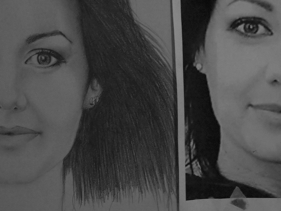 Ritratto di donna ritratta