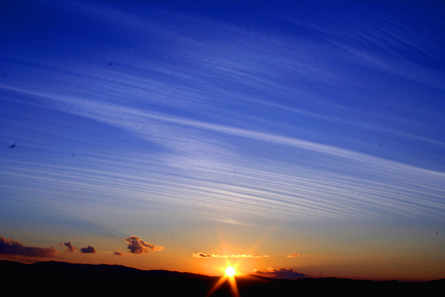 Un bel tramonto