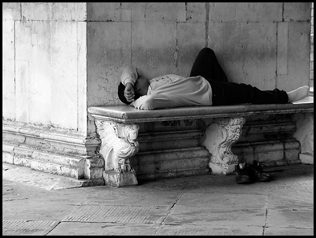 Sognando un letto vero...
