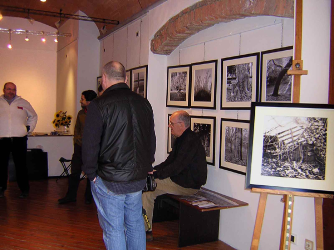 Mostra SPAZIO^2 - (foto di interno con artisti...:-)...)