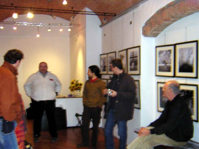 Mostra SPAZIO^2 - (gruppo di famiglia con flash artistico...)