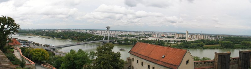 Panoramica su Bratislava