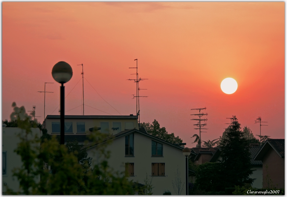 Serata arancio ....in citt