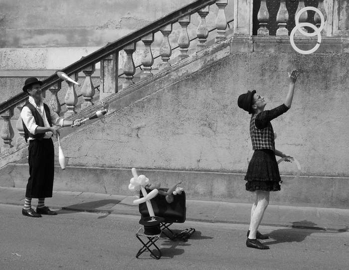 Artisti di strada. Lucio&Claudia.