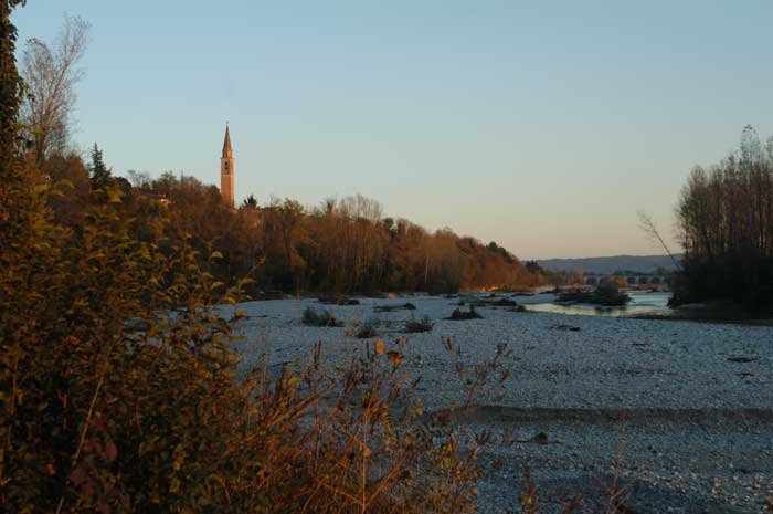 Fiume Piave Inverno