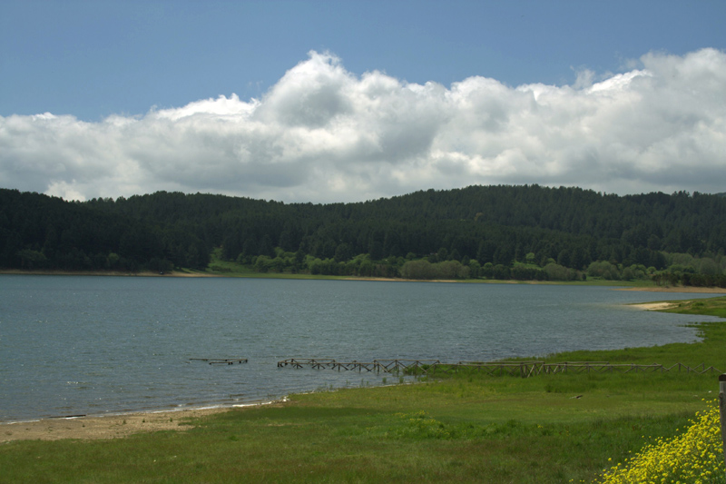in riva al lago