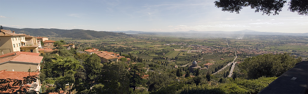Paesaggio visto da Cortona (AR)