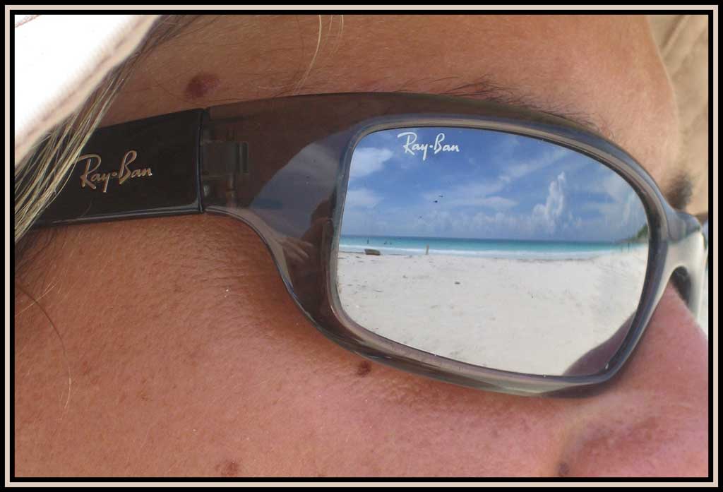 Rayban on the beach