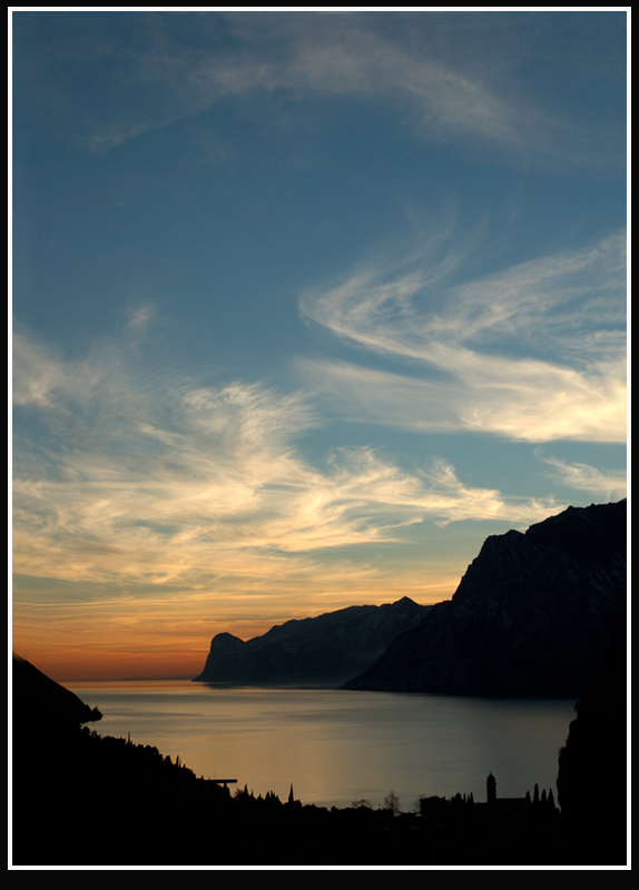 Tramonto valletta S.Lucia (Lago di Garda)