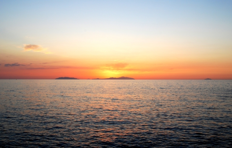 Eolie al tramonto