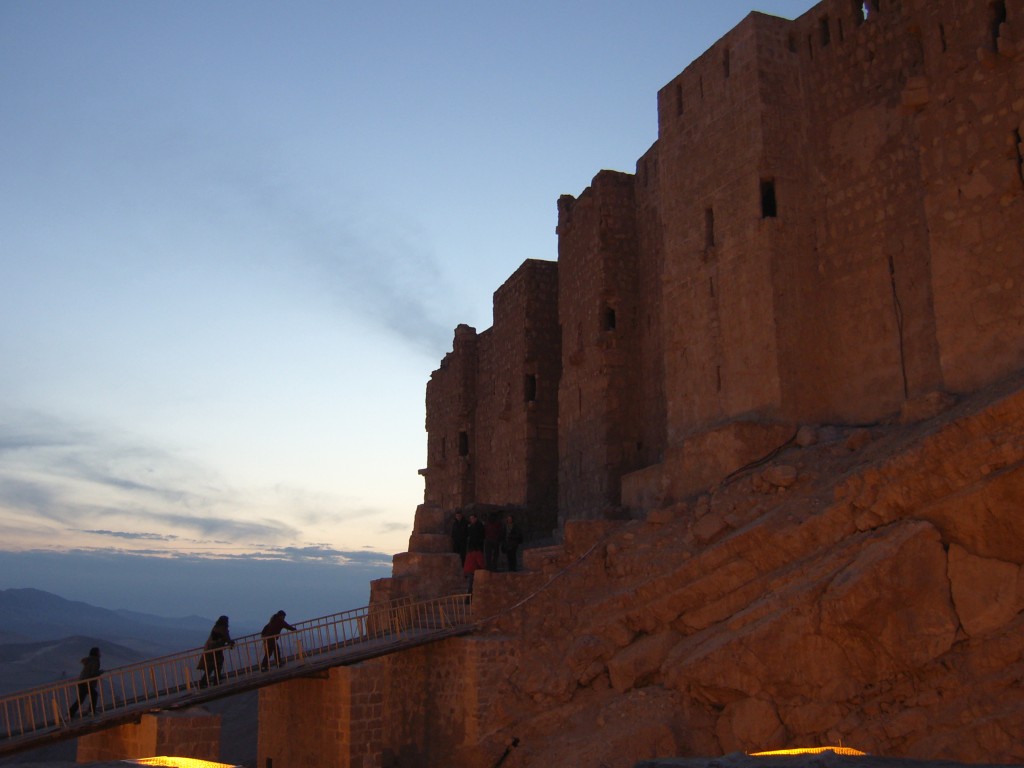 Siria - Palmyra - Veduta del Castello al tramonto