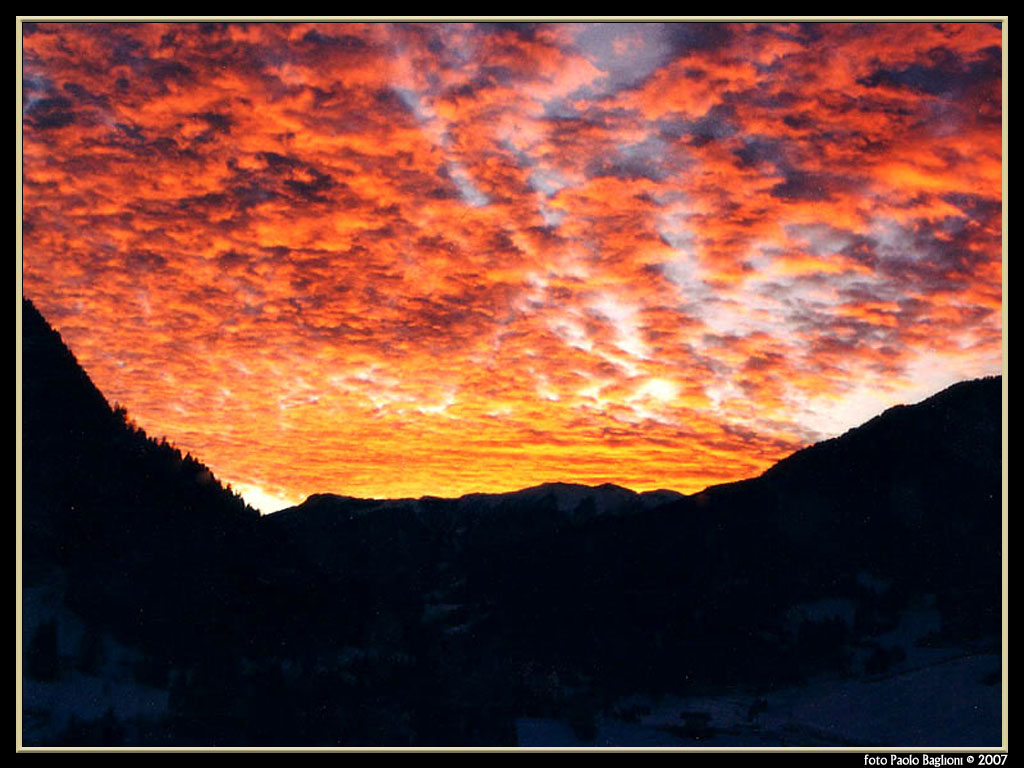 Tramonto a Moena