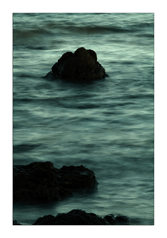 Rocks and haze