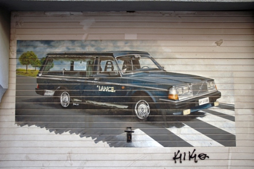 Ingresso di un garage a Cagliari