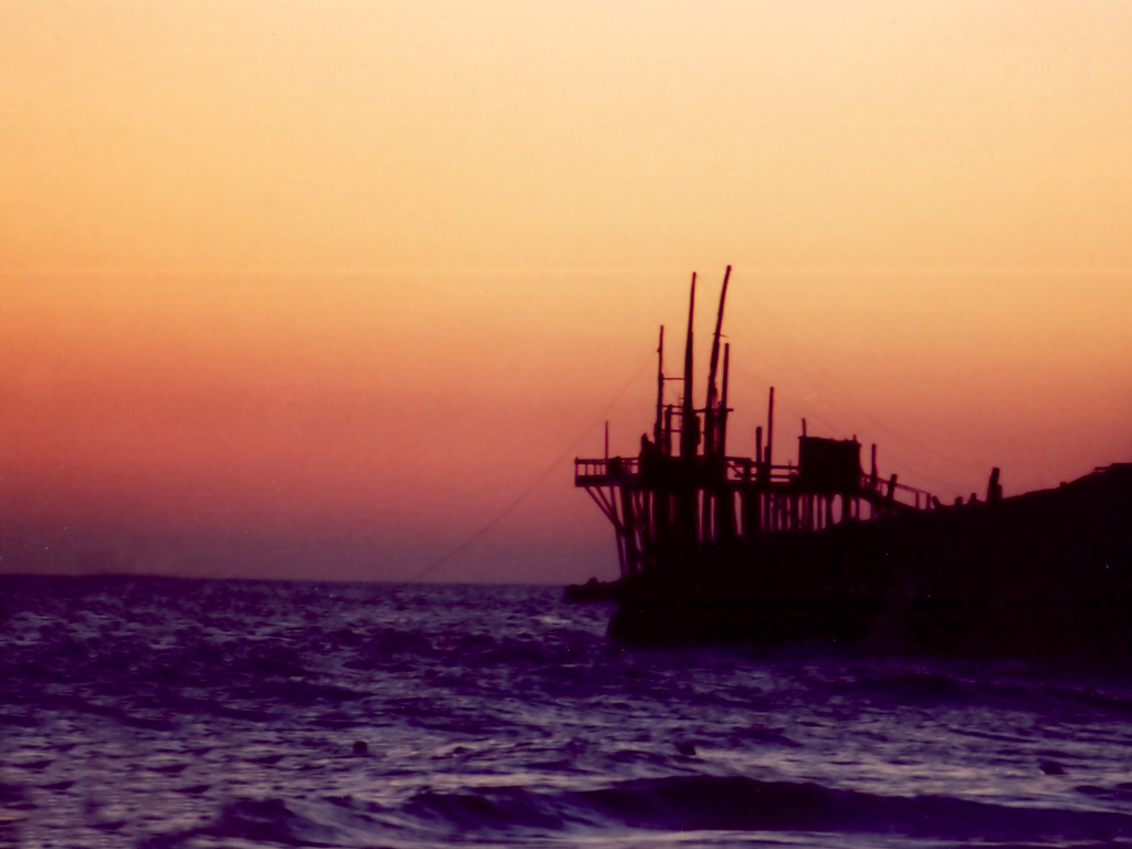 Peschici - Trabucco all'alba