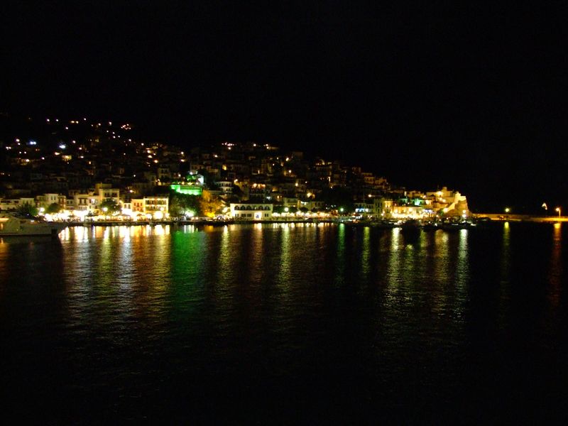 Porto diSkopelos Notte (Grecia)