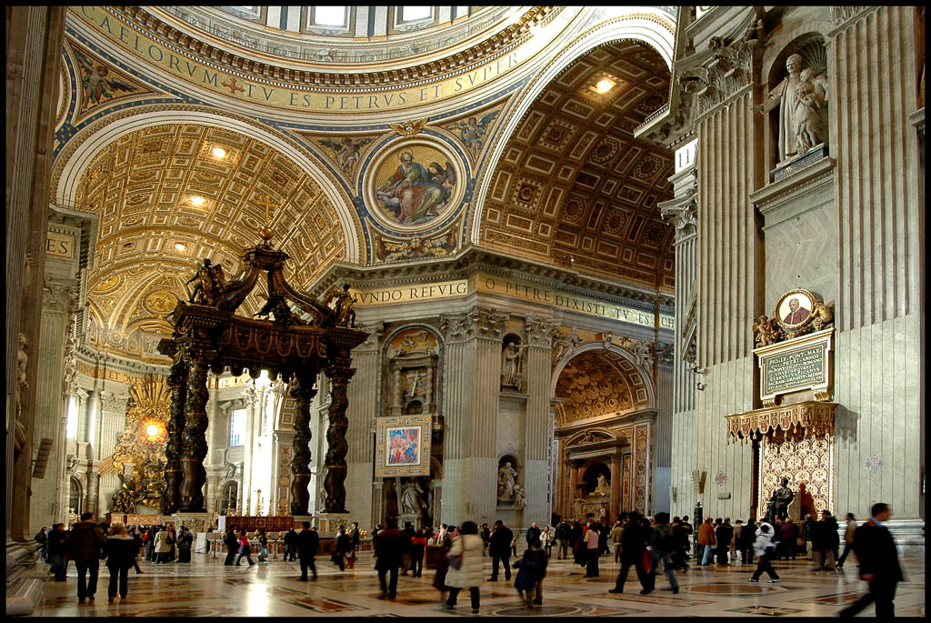 Interno della Basilica di San Pietro