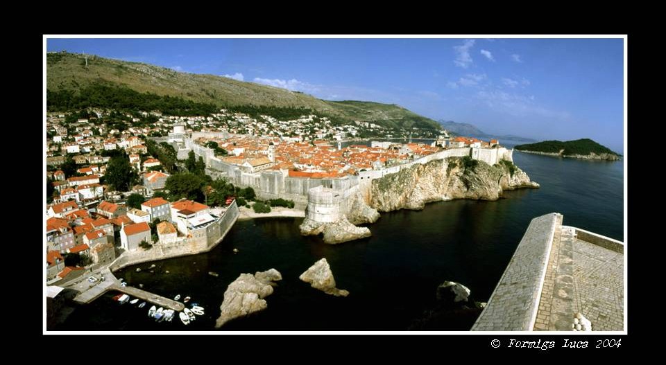 Panorama di Dubrovnik, Croazia