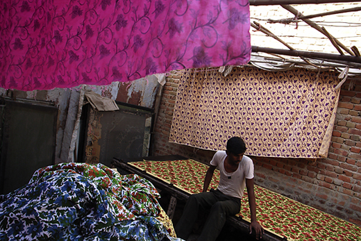 Bikaner regno delle stoffe colorate 05