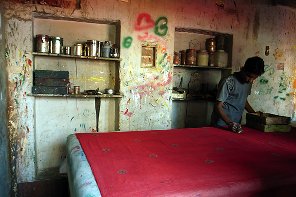 Bikaner regno delle stoffe colorate 06