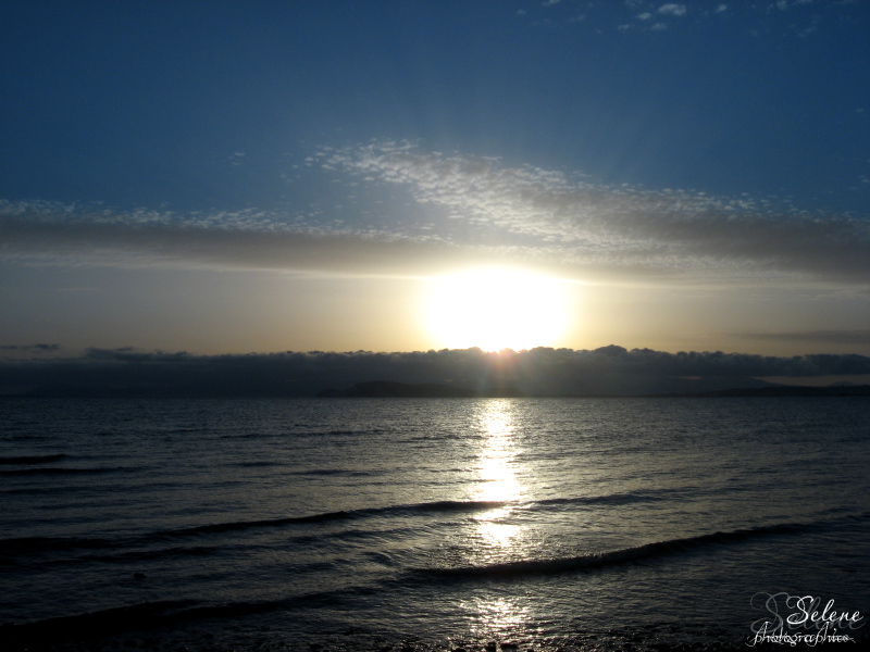 Tramonto in blu