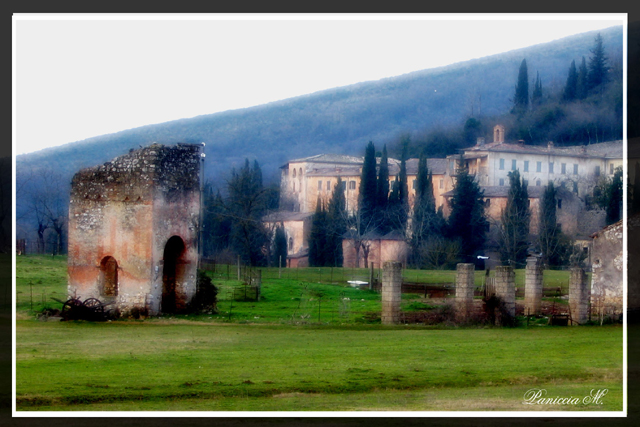 Particolare del Castello di Tecchiena(Fr)